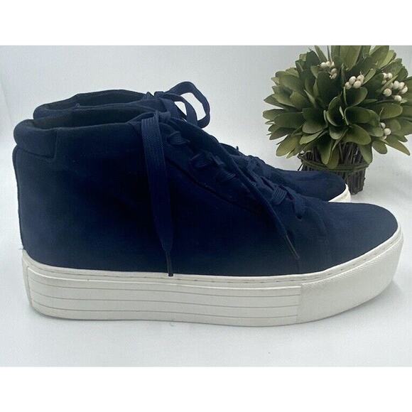 Kenneth Cole NY Janette Blue White Platforms Y2K , Women's Sz 7.5 - Picture 7 of 12